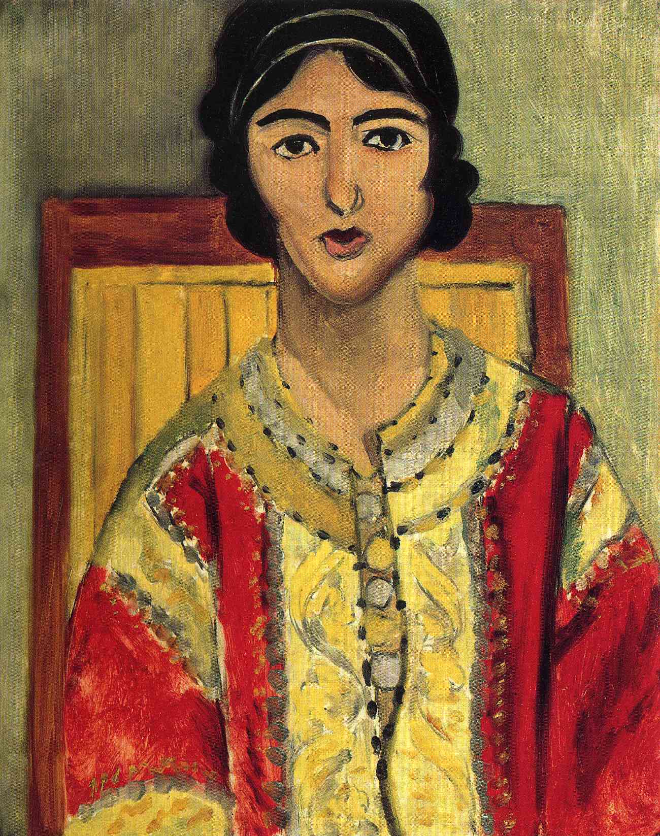Henri Matisse - Lorette with a Red Dress 1917